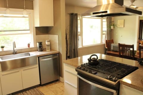 Fully stocked kitchen