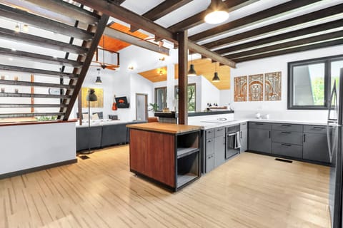 Open space overlooking the living area