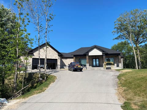 Front view from Driveway 
