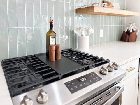 Fully stocked kitchen