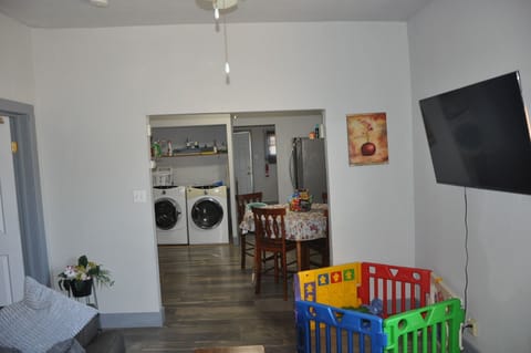 Playpen and kid toys available upon request