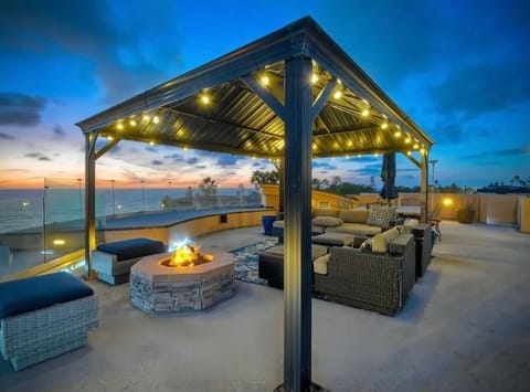 Roof deck gazebo