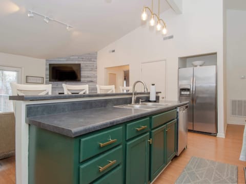 Kitchen with Keurig, dishwasher, toaster, blender and more