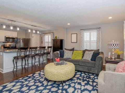 Open living space with Smart TV