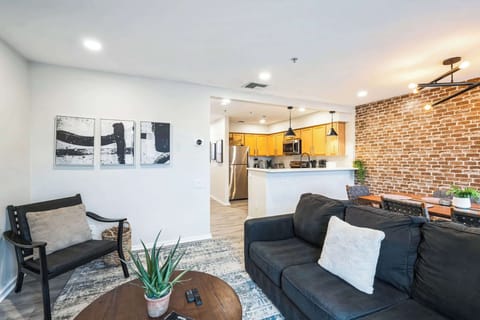 Curl up on the living room’s queen sleeper sofa & stream your favorites