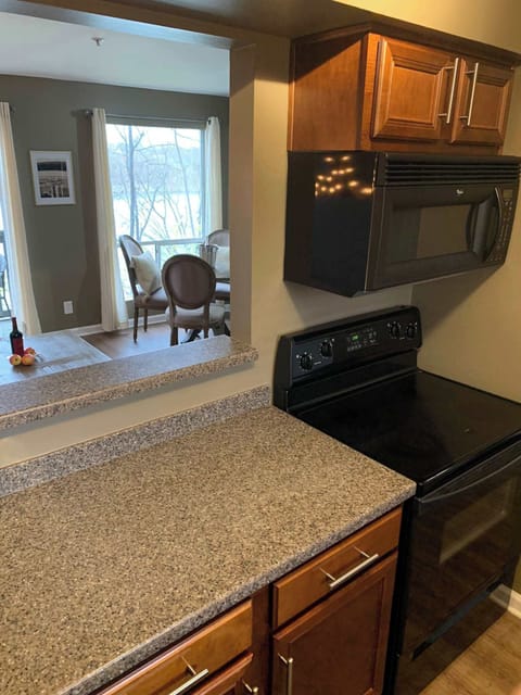 Living room view from the kitchen