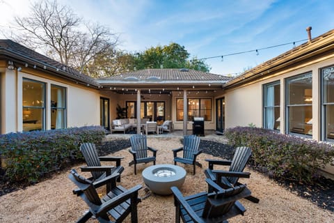 Savor enchanting evenings gathered around the firepit