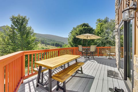 Deck | Mountain Views | Outdoor Dining Tables
