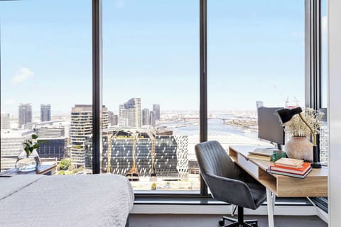 Amazing Harbour Views from the master bedroom...