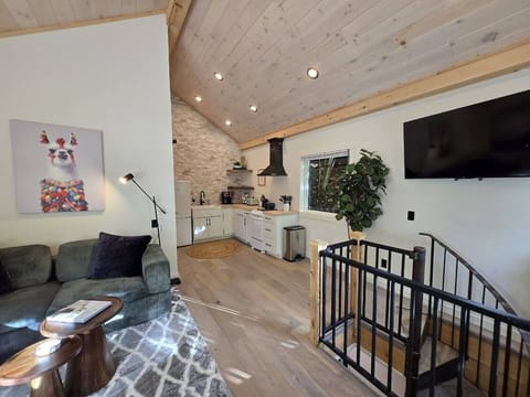 Spiral Stairs to go to the lower level.