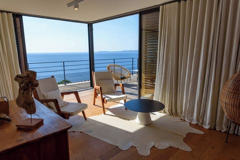 Master bedroom with beautiful seaview