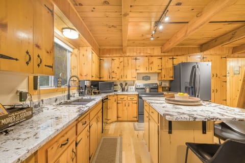 Cook up a delicious meal in our fully stocked kitchen