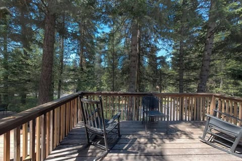 The upper deck, off the dining room.