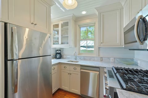 ALL STAINLESS, FOUR BURNER GAS STOVE, COMPACT DISHWASHER