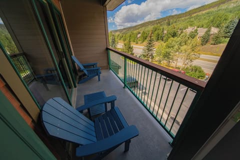Balcony access from living room and main level primary bedroom #summer