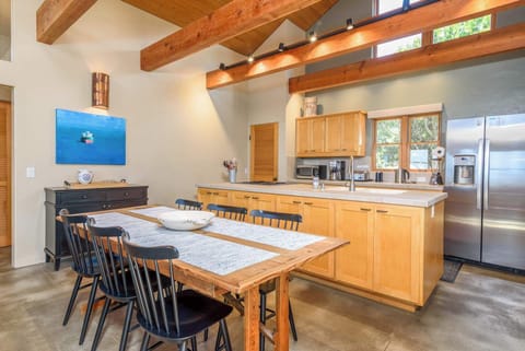 Dining table with seating for 6