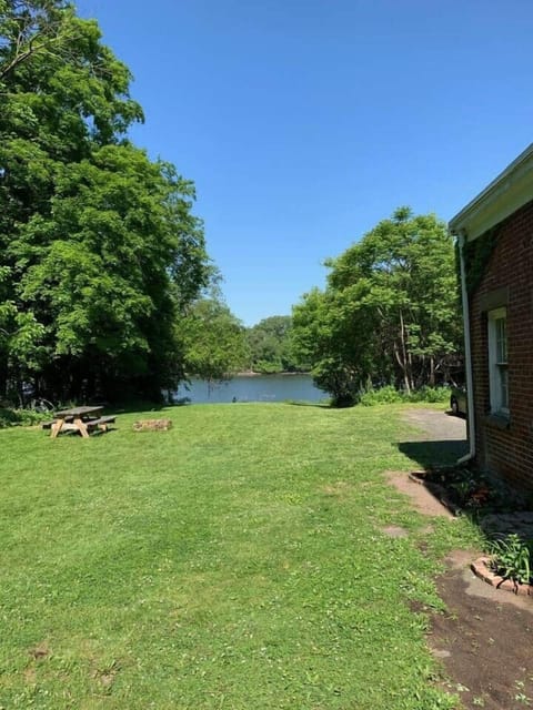 View of the yard from the deck