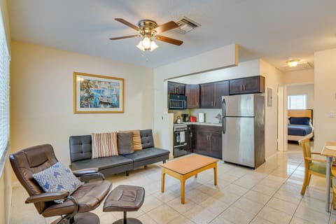 Hallandale Beach Vacation Rental | 1BR | 1BA | 2 Steps to Enter | 500 Sq Ft