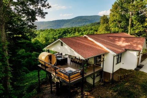 Take in the gorgeous long range views of the Blue Ridge Mountains.