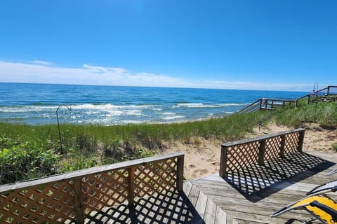 Deck Overlooking Lake Michigan
