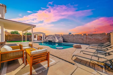 Pool/ Yard- Evening View