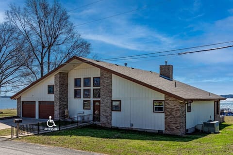 No step entry from driveway to entrance. Additional parking across the street. 