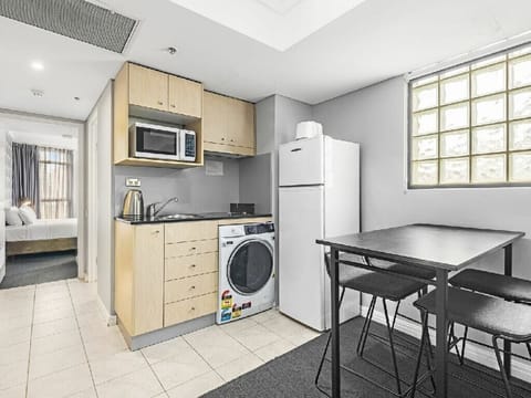 Clean and functional kitchen area