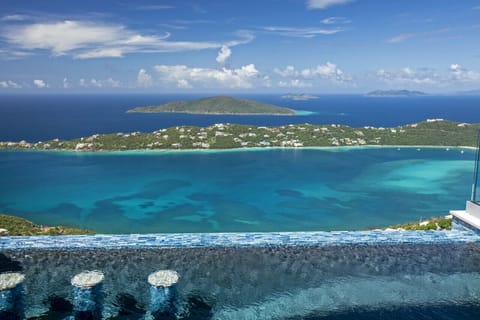Infinity Pool Over Looking Magen`s Bay and the BVIs