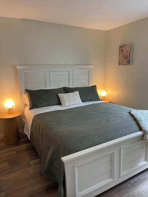 Master bedroom with king size bed