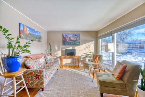Living room with lots of natural light