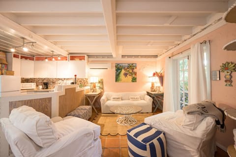 Cottage Kitchen and Living Area