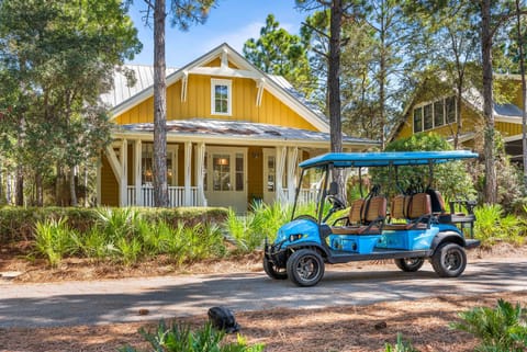 Welcome to Bikini Bottom with Six Seater Golf Cart!