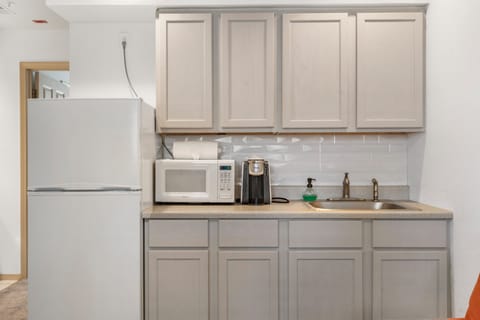 Kitchen is fully stocked with your basics