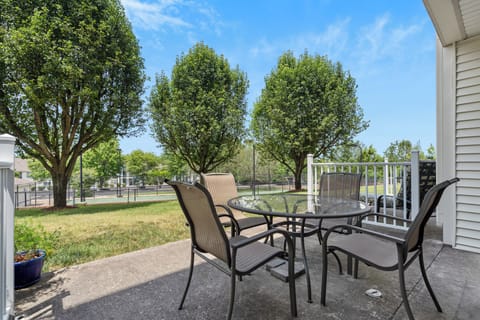 Fun in the sun on the patio