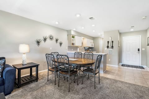 Dining table with seating for 6