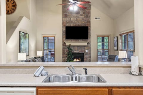 Kitchen with dual sink