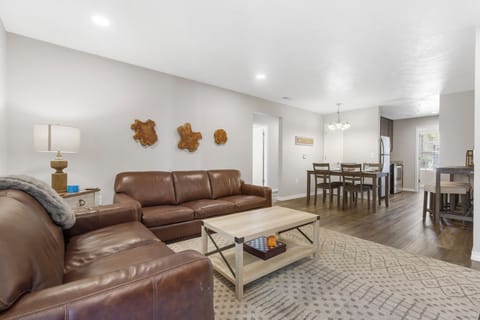 Open living space with Smart TV