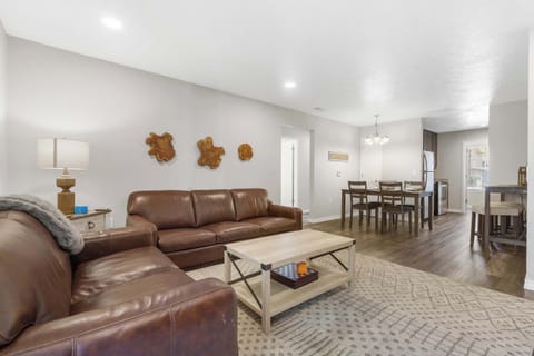 Open living space with Smart TV