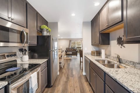 Full kitchen with stainless steel appliances (Unit #3)