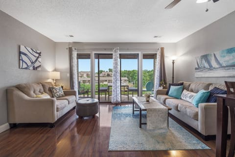 Great golf course views from the living room
