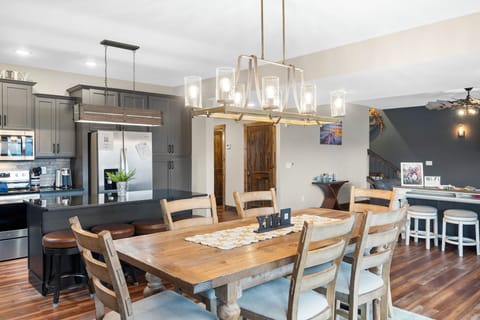 Gather family around the dining table, with seating for 6