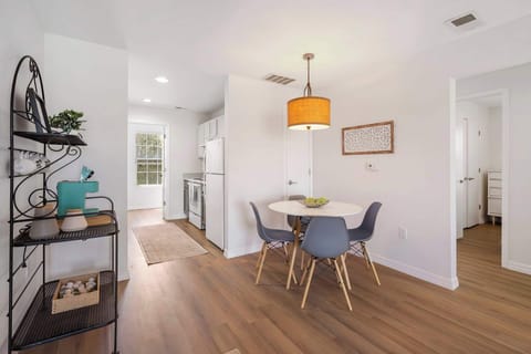 Dining and kitchen space