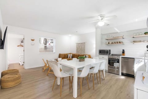 The open, airy layout of the main area is perfect for visiting together