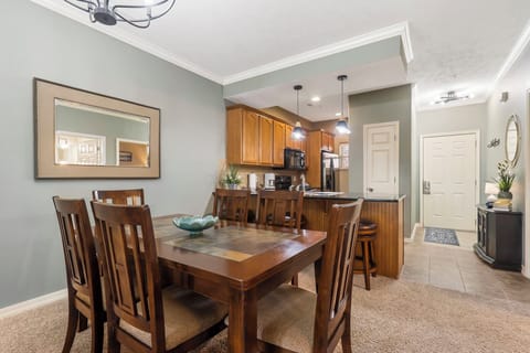 Dining table with seating for 6