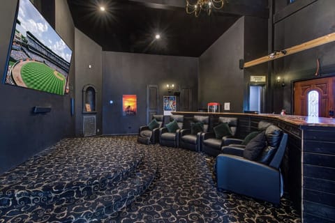 Gatlinburg Mansion's theater room