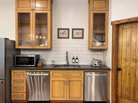 Two dishwashers make clean up a breeze!