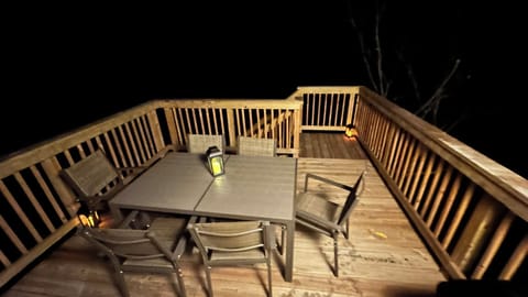 This deck is designed for enjoyment, family meals, or simply relaxing together.