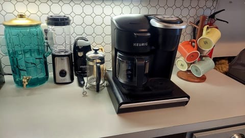 Coffee station for your morning brew.