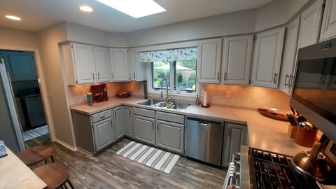Spacious kitchen to move and grove with your culinary’s hearts desire. 