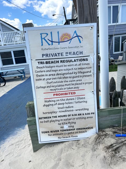 Your own Private Beach, a 15 second walk from your Beach Home
